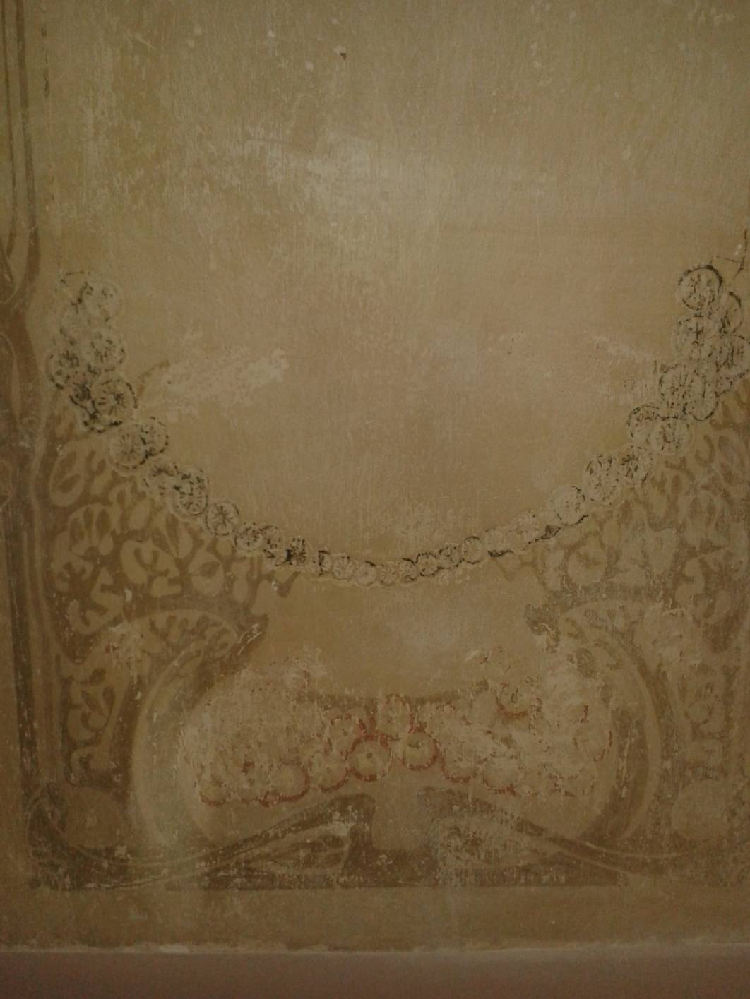 Kalkspachtel, Spachteltechnik, Schablonentechnik, Jugendstil  Treppenhaus, Treppenhaus Berlin, Gründerzeit Treppenhaus Berlin, Malerarbeiten Berlin, Restaurierung Berlin, Schablonen, Lasur, Lasuren